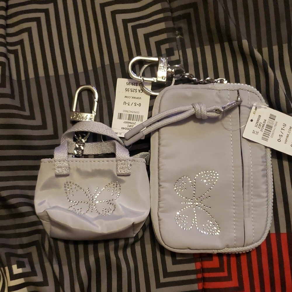 Elegant Gray Women's Bag Set